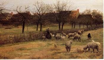 unknow artist Sheep 171 oil painting picture